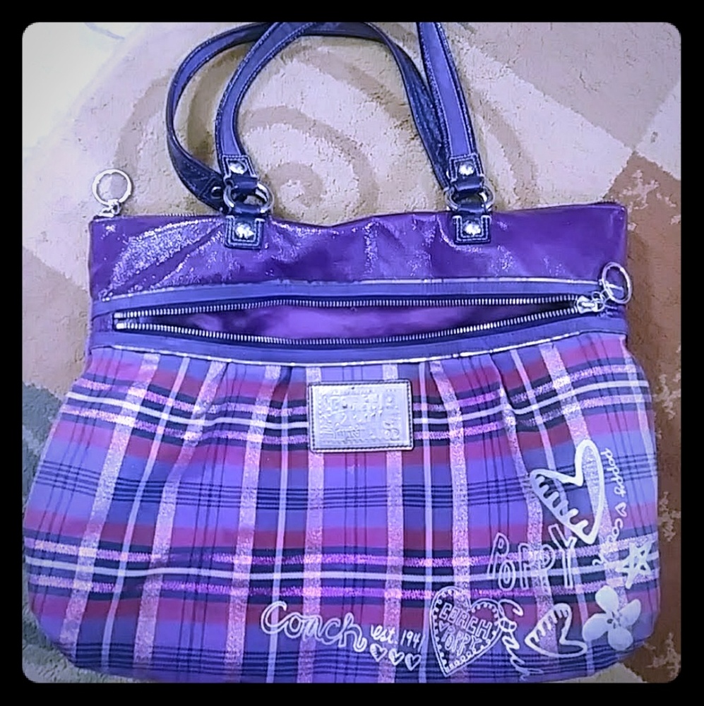 Coach handbag from the  poppy collection